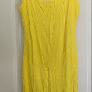 Naked Wardrobe Vibrant Yellow Mini Dress
